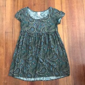 Babydoll Printed Mini Dress